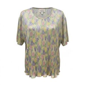 Vintage Floral Multicolor Women's Top